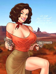 Pit comics John Persons with white babes sucking black tools