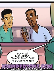 Hot interracial John Persons cartoons with horny white girls