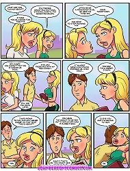 Sexy John Persons cartoons where shy girl taking BBC in the mouth at first time
