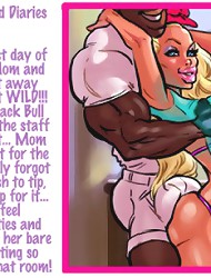 John Persons sex comics with slutty mom and daughter seducing strong black guy