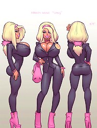 Watch big cartoon tits being teased in HQ right on your screen