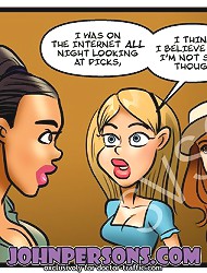 Hot kinky sluts hunt huge cocks for very erotic comics sex action